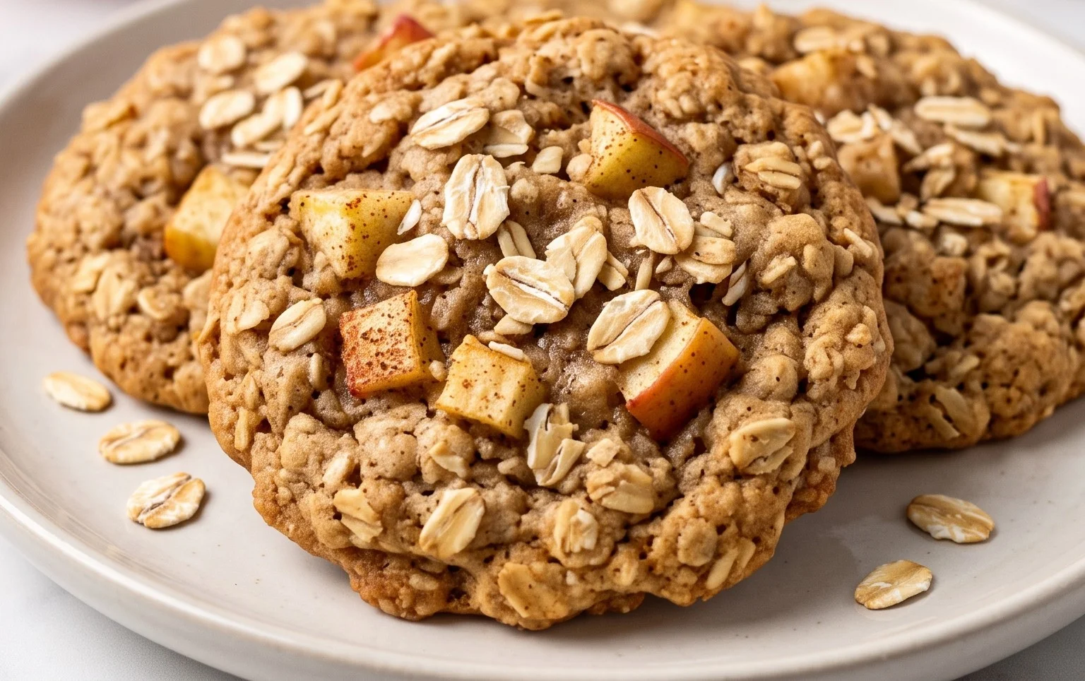 Apple Cinnamon Oatmeal Cookies