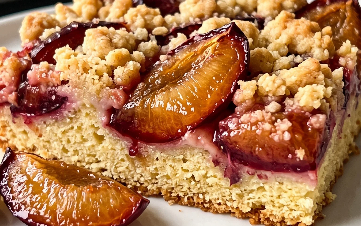 Pflaumenkuchen mit Streusel vom Blech