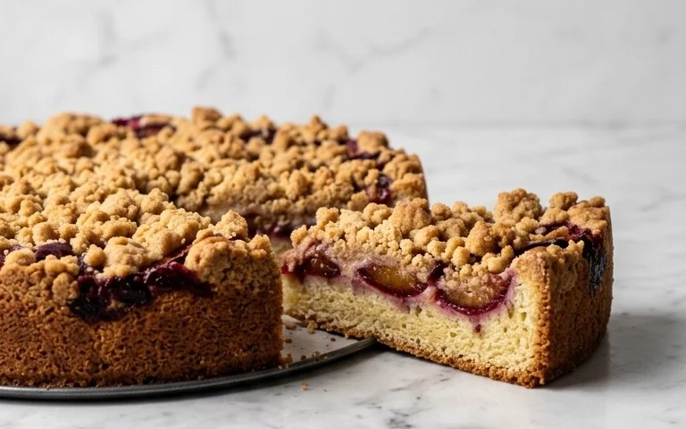 Saftiger Pflaumen-Streuselkuchen: Herbstlicher Genuss