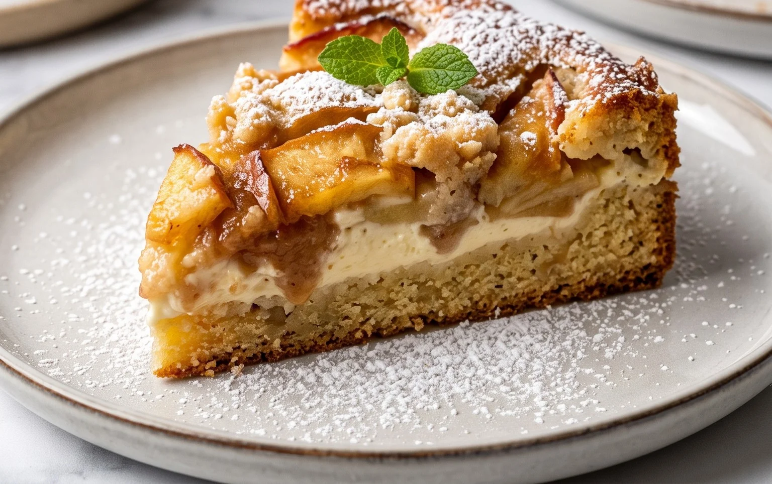 Apfel Schmandkuchen in 10 Minuten bereit für den Ofen